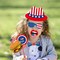 25pc Patriotic Photo Booth Props - DIY 4th of July, Memorial Day & Veterans Day Party Kit